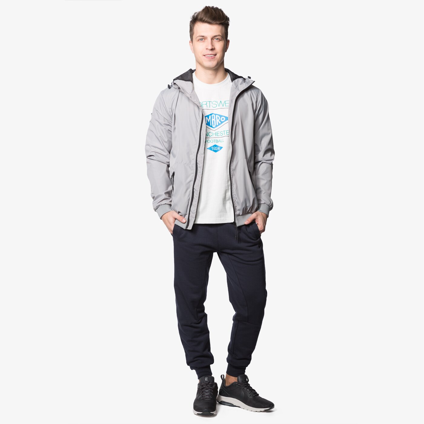 Koszulka męska UMBRO T-SHIRT GRAPHIC TEE 2 64578uesj kolor szary