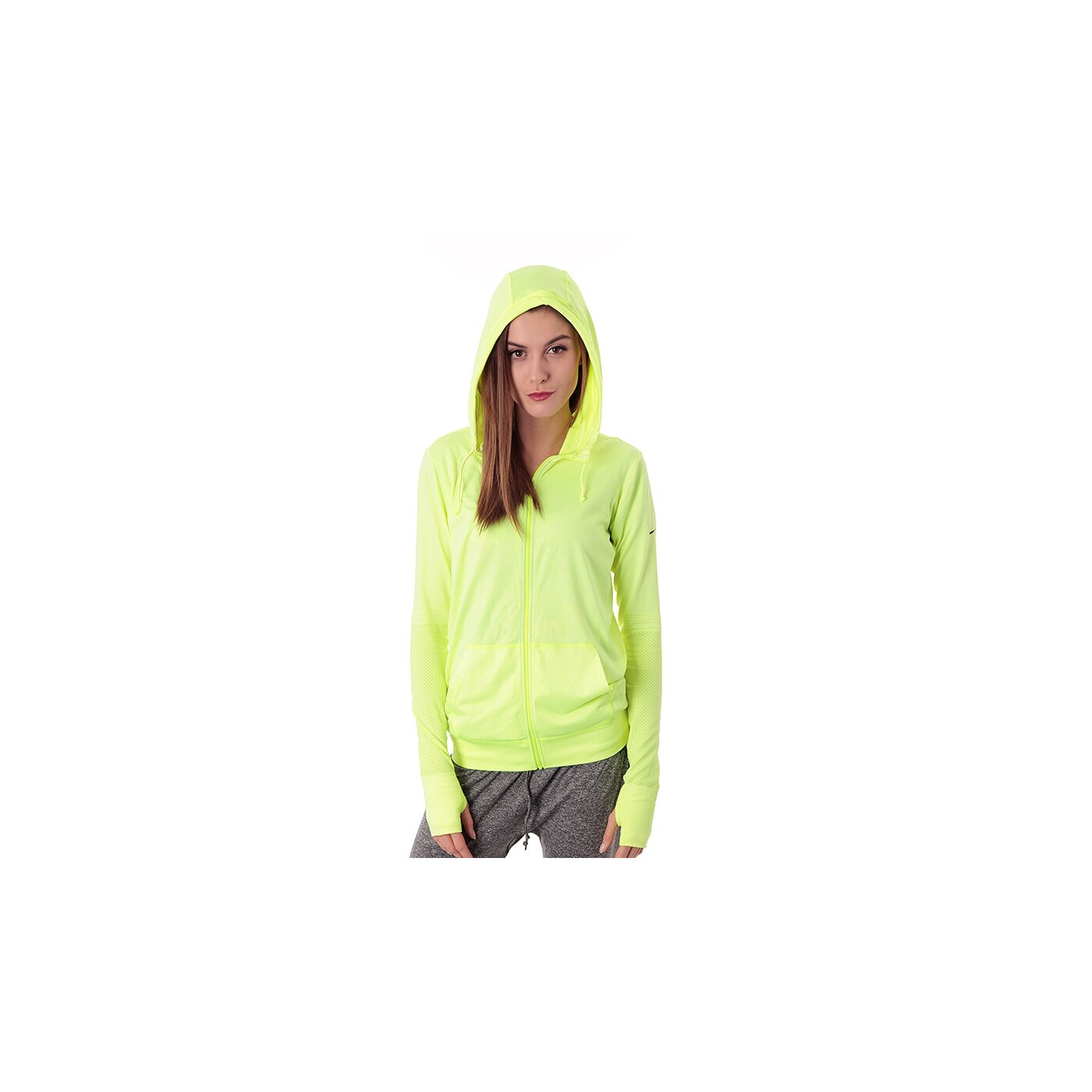 Bluza damska NIKE BLUZA NIKE EPIC DF KNIT HOODY 589295702 kolor żółty