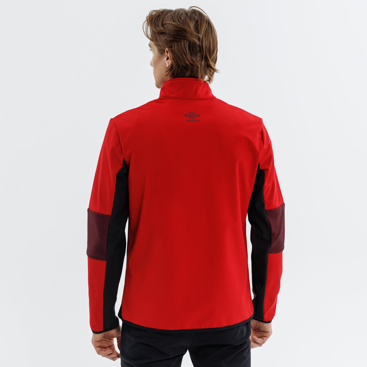 Kurtka zimowa męska UMBRO KURTKA SOFTSHELL REGIS ul321kum17002 kolor czerwony