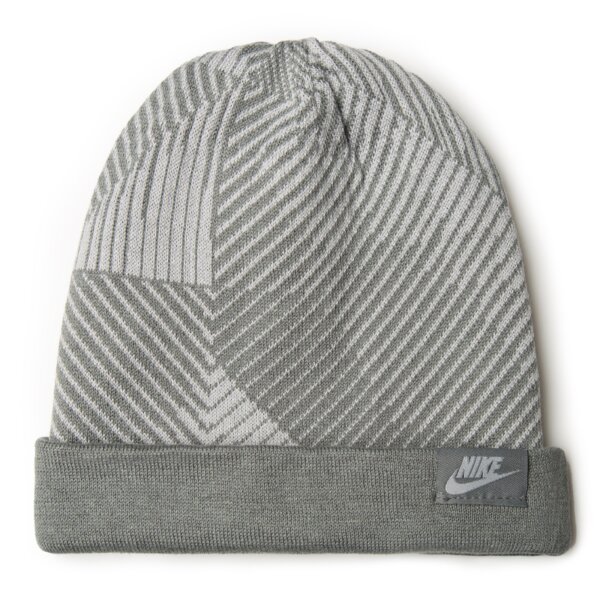 NIKE CZAPKA SEASONAL CUFF BEANIE YTH 728497012 kolor szary