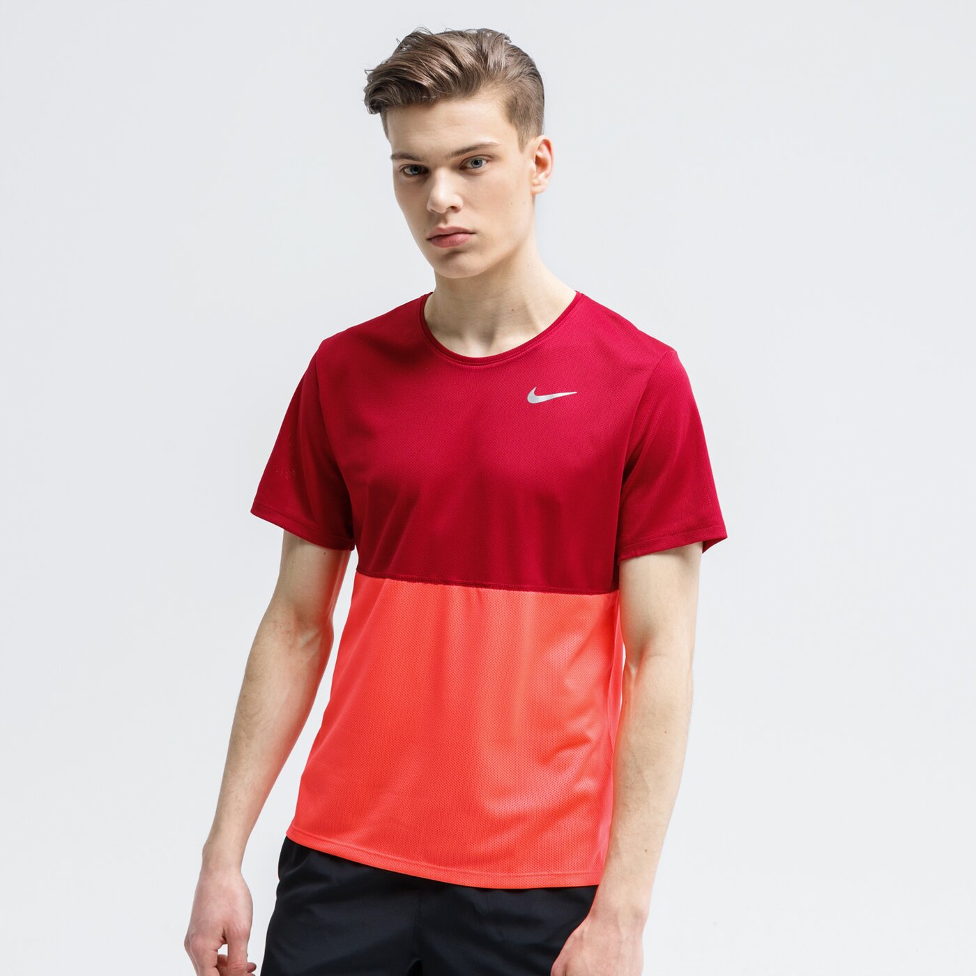 Koszulka męska NIKE T-SHIRT BREATHE cj5332-644 kolor czerwony