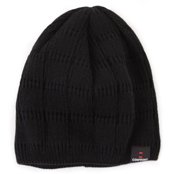Czapka zimowa damska CONFRONT CZAPKA ZIMOWA VIP BLACK 110 p04vip110uni kolor czarny
