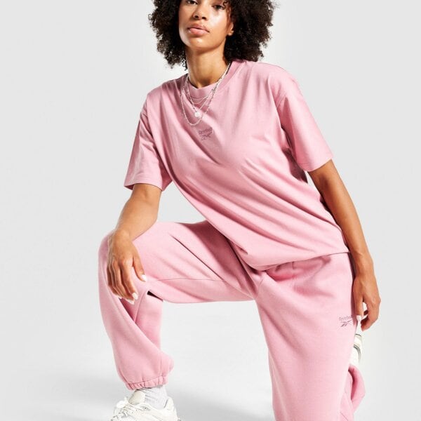 Spodnie dresowe damskie REEBOK SPODNIE TIA rk25102mgw100023 kolor różowy