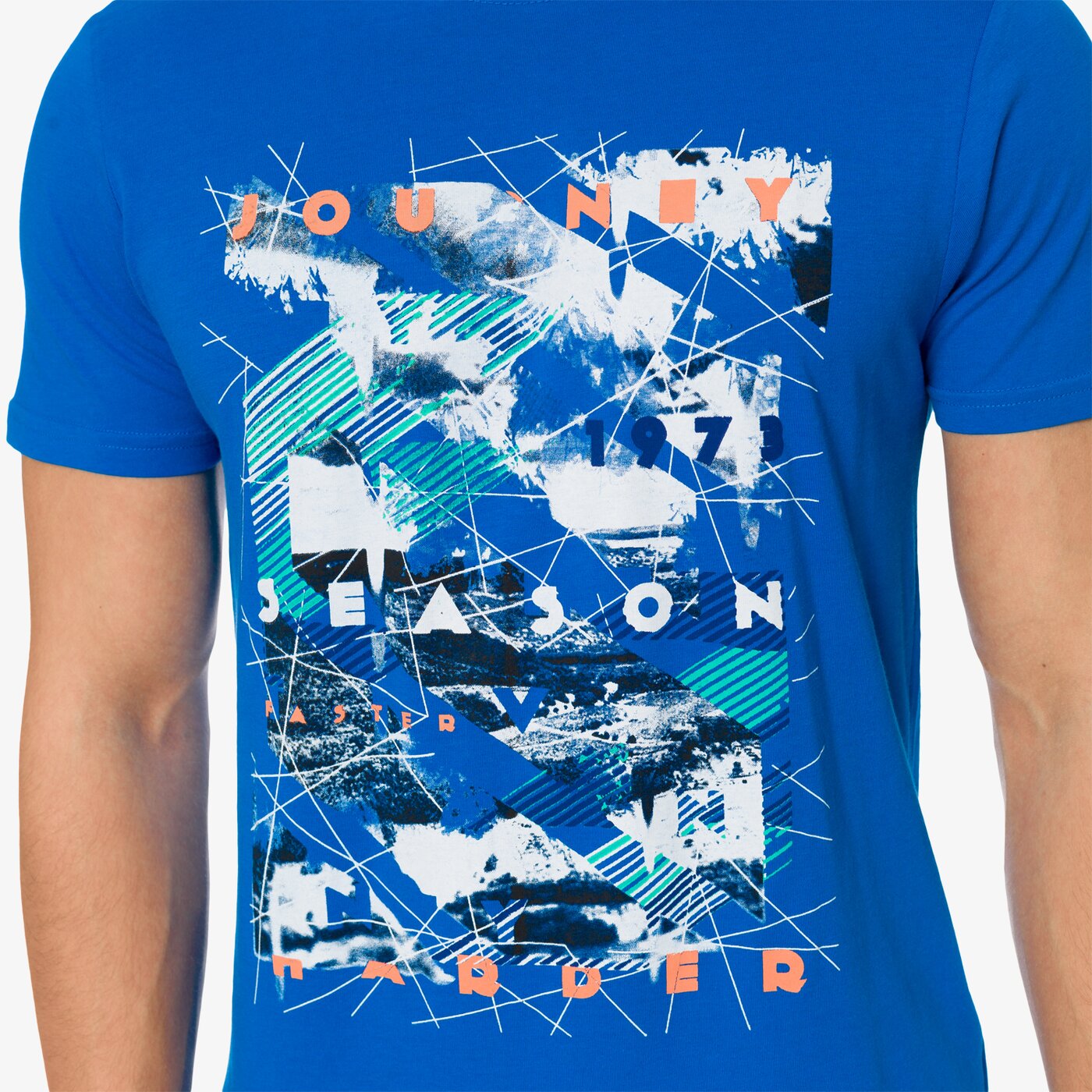 Koszulka męska LOTTO T-SHIRT PATITO lo17tsm80001 kolor niebieski