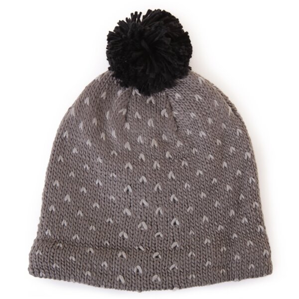 Czapka zimowa damska LOTTO CZAPKA ZIMOWA MISSISIPI GREY lo34cap02 kolor szary