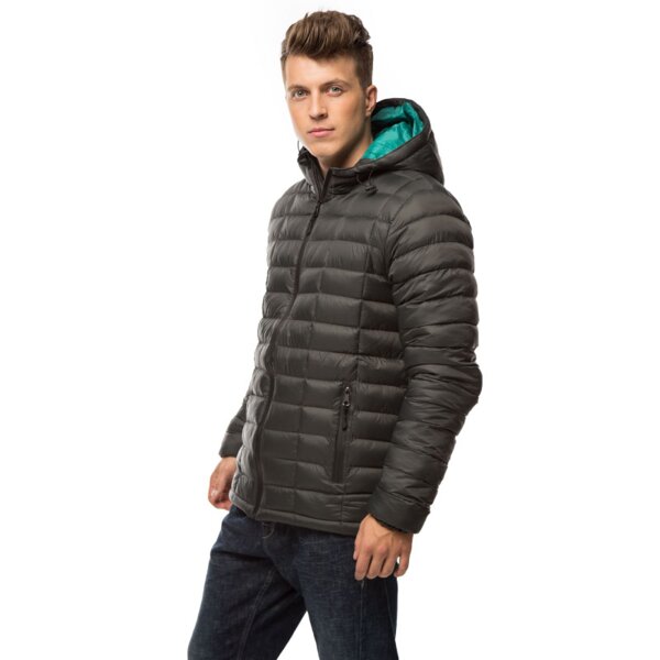 Kurtka zimowa męska LOTTO KURTKA KRATOO lo35kum18001 kolor zielony