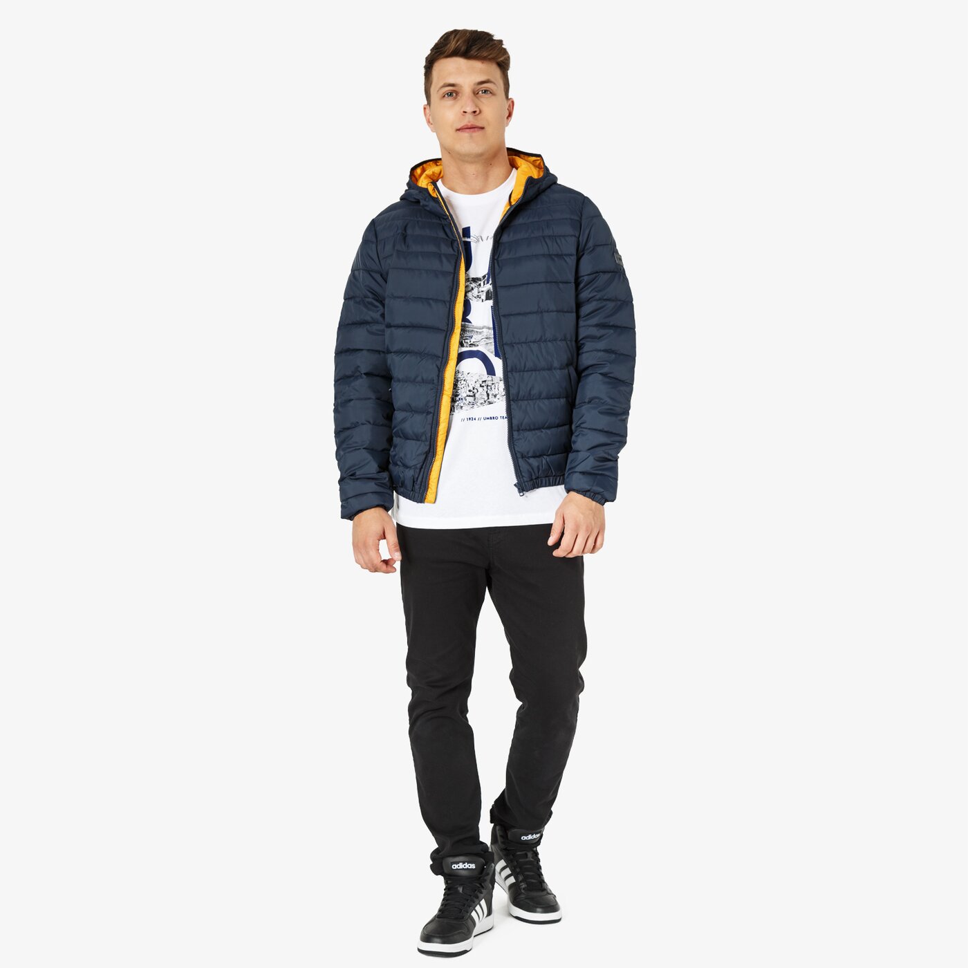 Koszulka męska UMBRO T-SHIRT SS SCORE ul38tsm03002 kolor biały