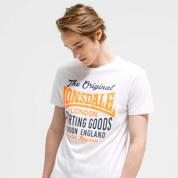 Koszulka męska LONSDALE T-SHIRT USBORNE 113917-7400 kolor biały