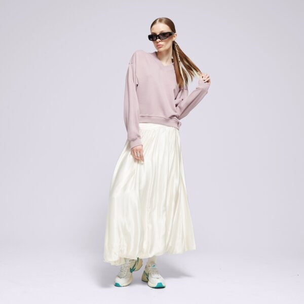 Bluza damska CHAMPION BLUZA CREWNECK CROPTOP FUTURE e10007ps162 kolor fioletowy