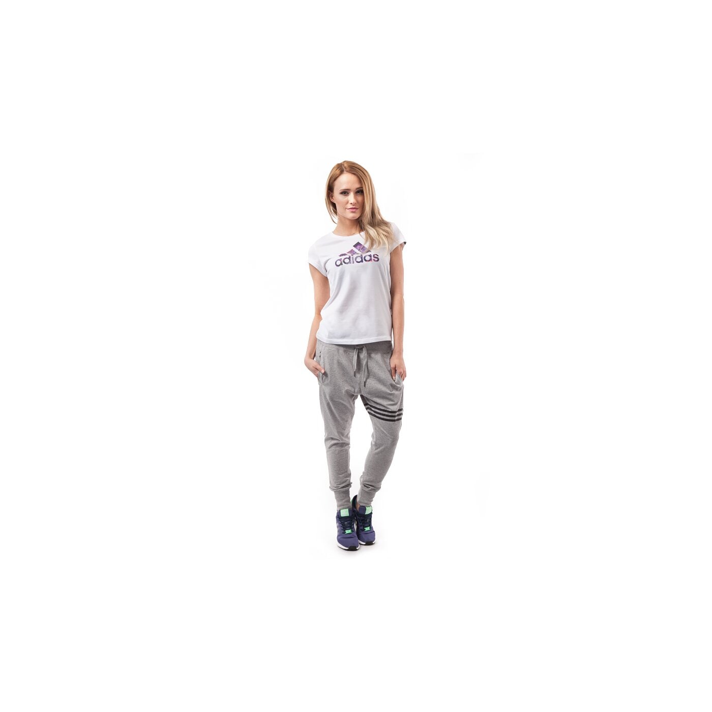 Koszulka damska ADIDAS T-SHIRT NIGHTCITY s16750 kolor biały