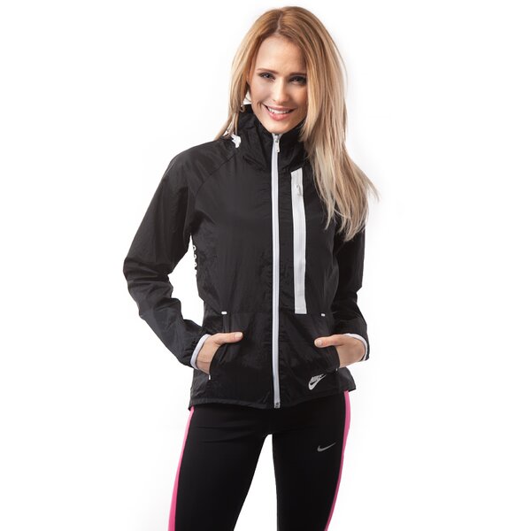 Kurtka przejściowa damska NIKE KURTKA TECH MOTO CAPE-SP 699882010 kolor czarny