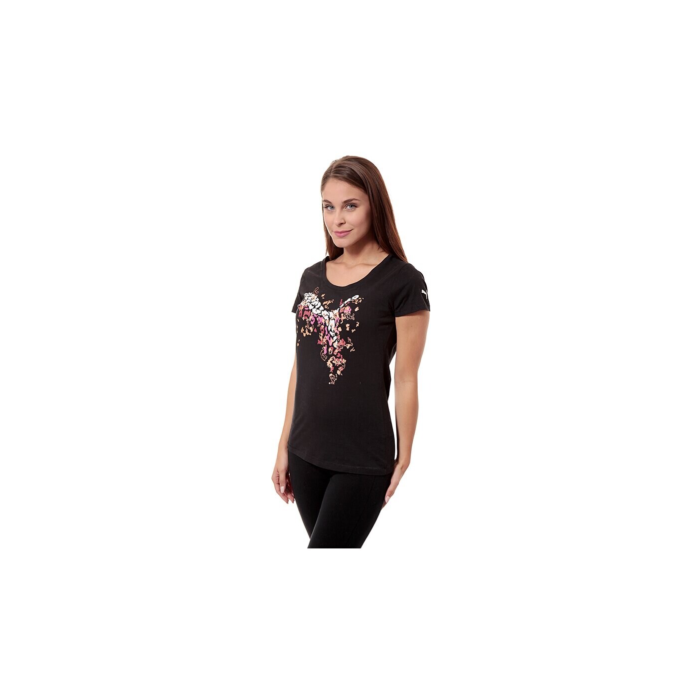 Koszulka damska PUMA T-SHIRT FUN GRAPHIC TEE 82992601 kolor czarny