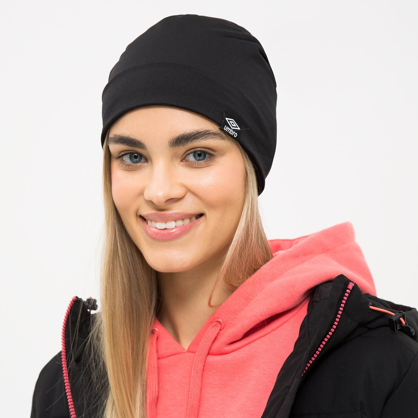 Czapka zimowa damska UMBRO CZAPKA UMBRO MURLEIGH ul322hatf02002 kolor czarny
