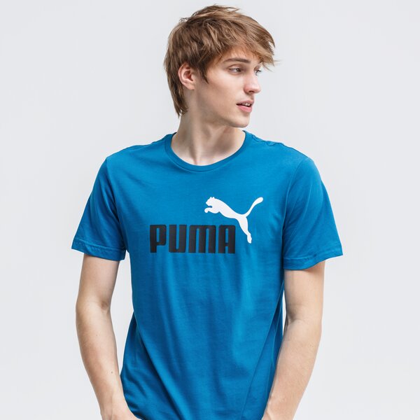 Koszulka męska PUMA T-SHIRT ESS 2 COL LOGO 583714 36 kolor niebieski