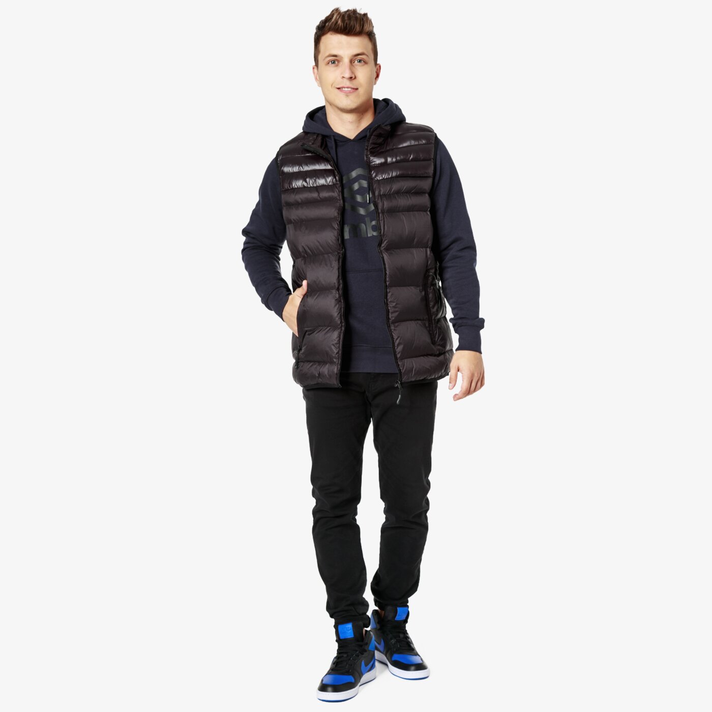 Bezrękawnik męski LOTTO BEZRĘKAWNIK QUASAR lo38kam04001 kolor czarny