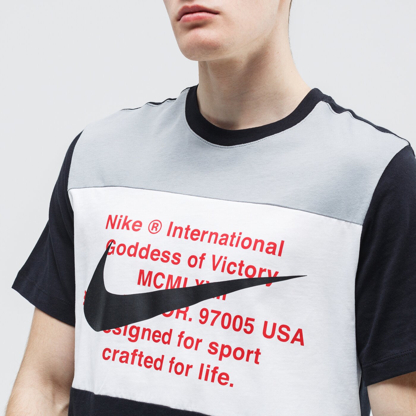 Koszulka męska NIKE T-SHIRT M NSW SWOOSH SS cu9736-013 kolor multicolor