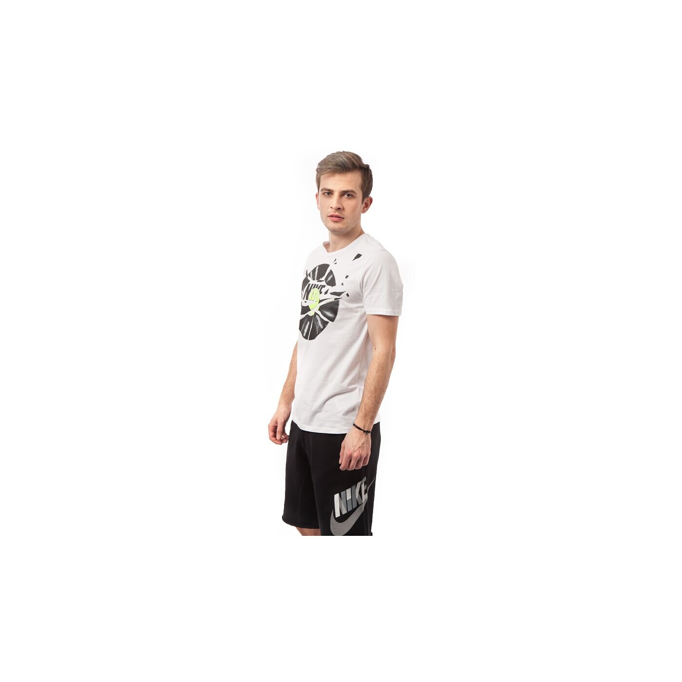 Koszulka męska NIKE T-SHIRT BREAKING RECORDS 799040100 kolor biały