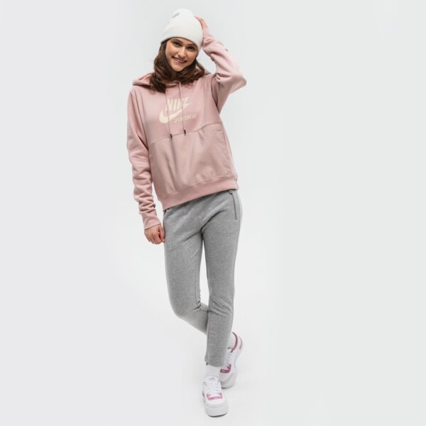 Bluza damska NIKE BLUZA Z KAPTUREM W NSW FLC HOODIE HTG dd5673-601 kolor różowy