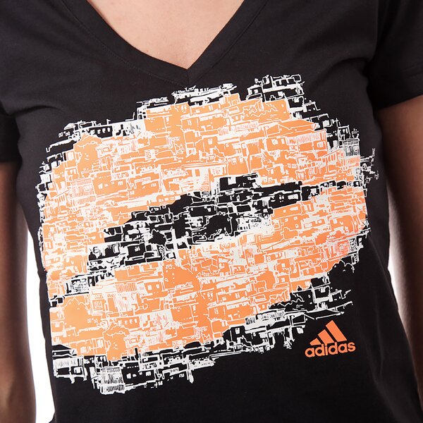 Koszulka damska ADIDAS T-SHIRT BRAZIL TEE Q12 f50888 kolor czarny