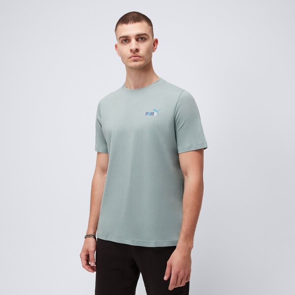 Koszulka męska PUMA T-SHIRT GRAPHICS PUMA BACK 68483230 kolor zielony