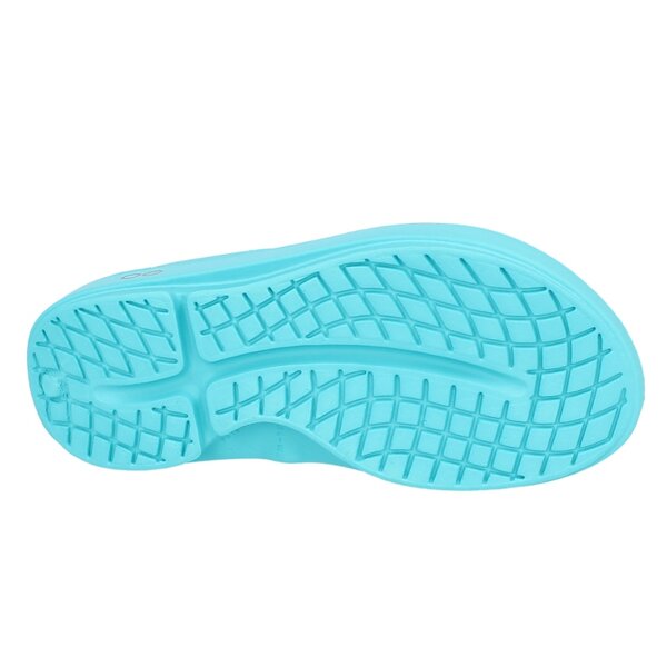 Klapki damskie OOFOS OORIGINAL THONG 1000aquaw kolor niebieski