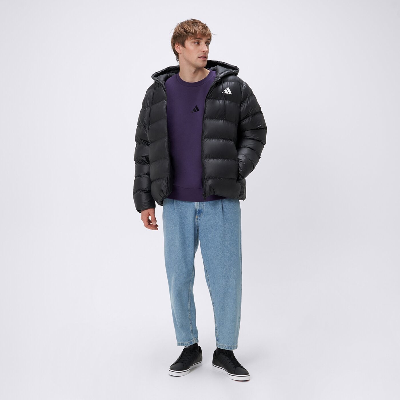 Kurtka zimowa męska ADIDAS KURTKA ZIMOWA ESS SD PUF HD J jx7787 kolor czarny