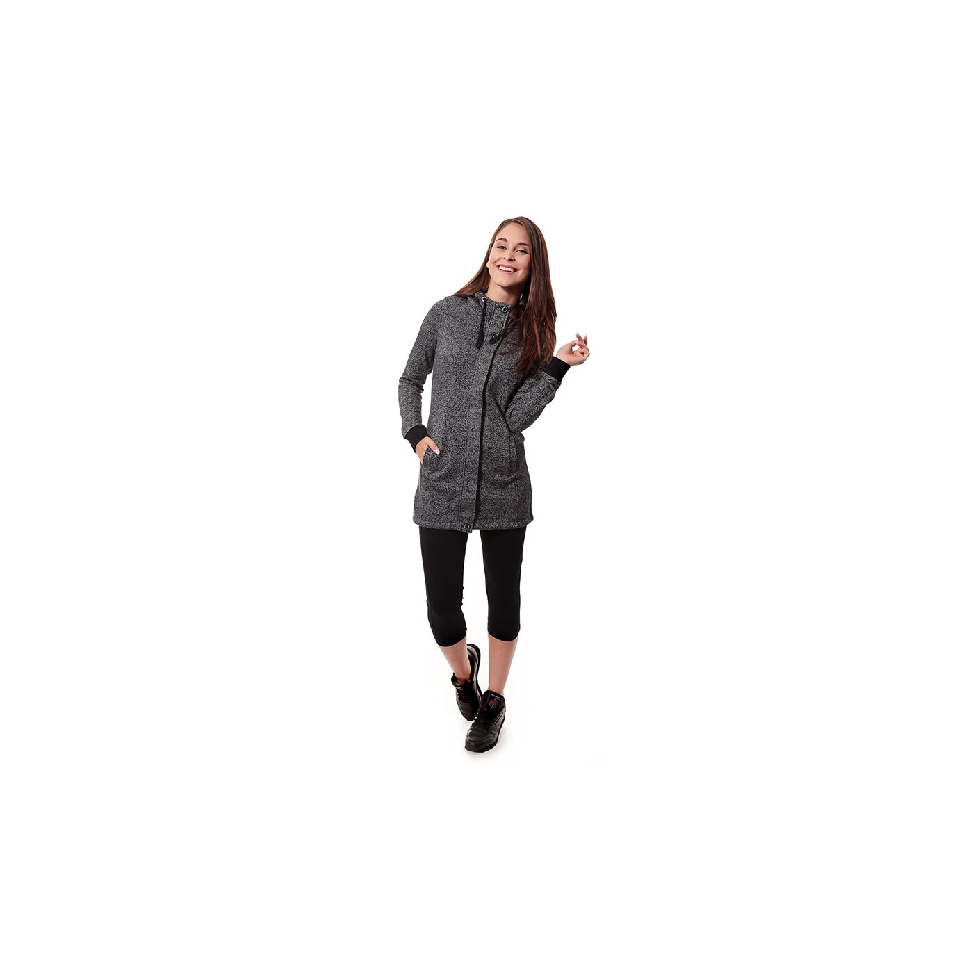 Bluza damska CONFRONT BLUZA MAKI cfv34bld01001 kolor szary