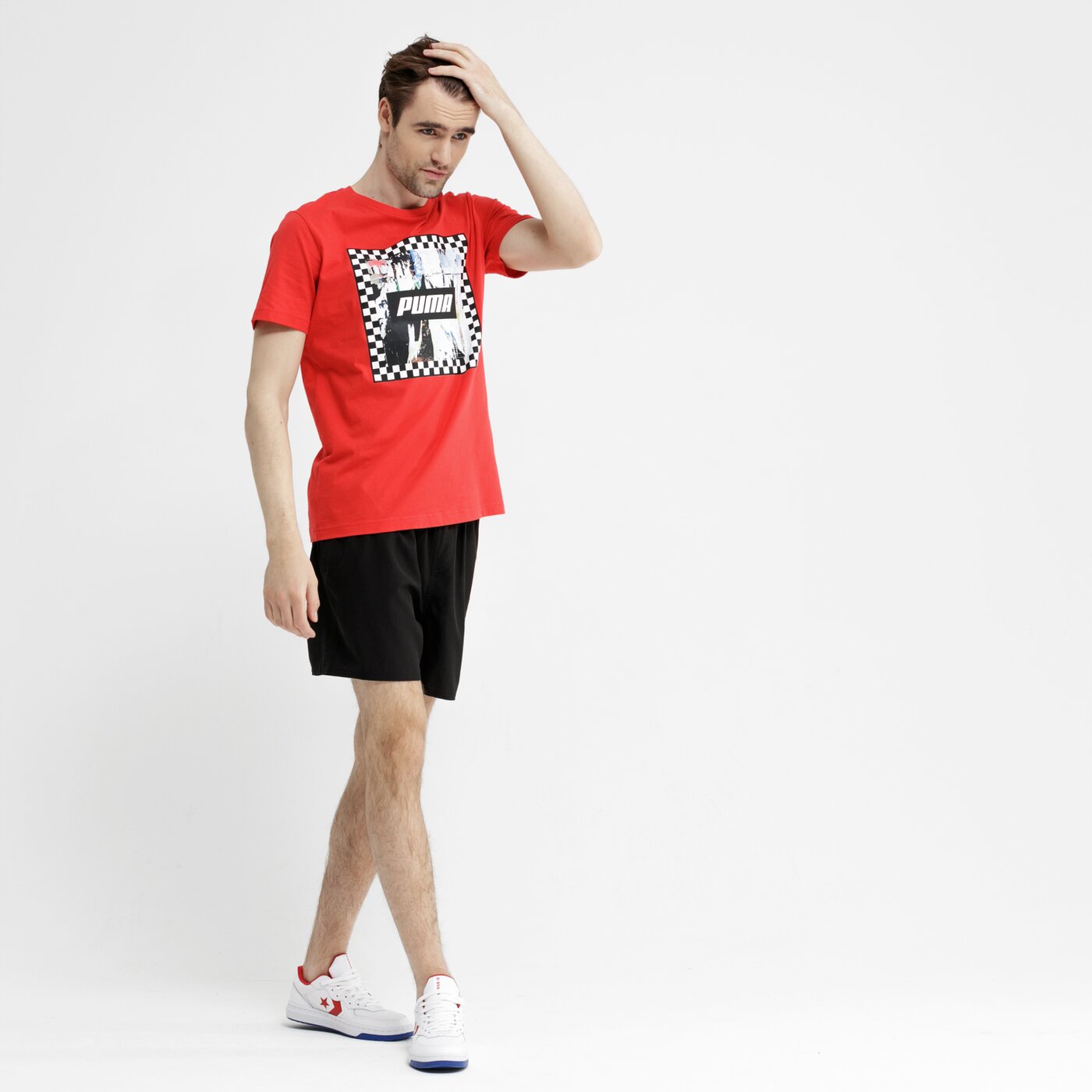 Spodenki męskie PUMA SZORTY ESS+ SUMMER 84372701 kolor czarny