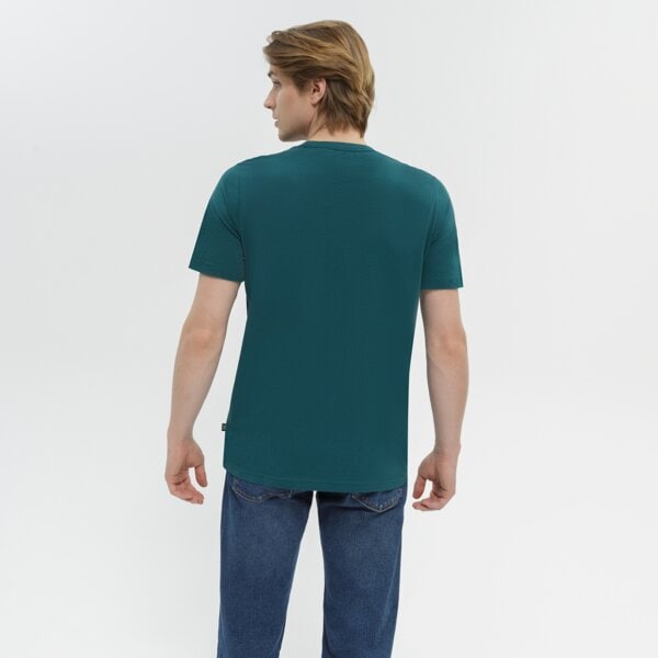 Koszulka męska PUMA T-SHIRT ESS LOGO TEE (S) 586667 20 kolor zielony