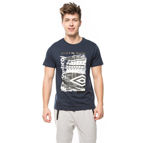 Koszulka męska UMBRO T-SHIRT RAZER M ul16tsm82001 kolor granatowy