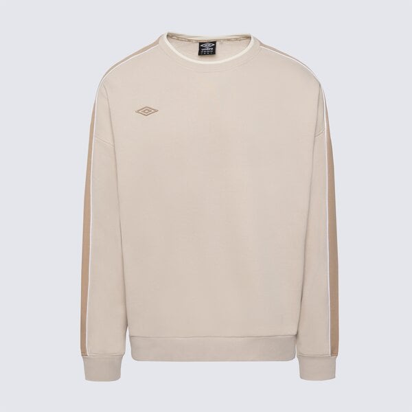 Bluza męska UMBRO BLUZA UMBROCREW BEIGE ul325blm02004 kolor beżowy