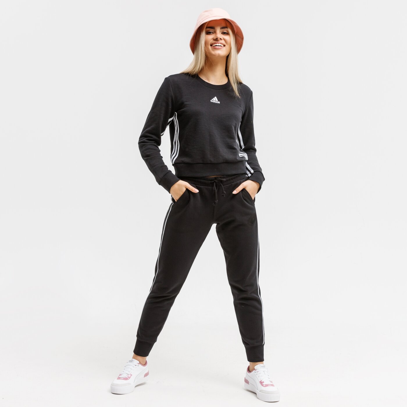 Bluza damska ADIDAS BLUZA W 3S SWT gl1405 kolor czarny