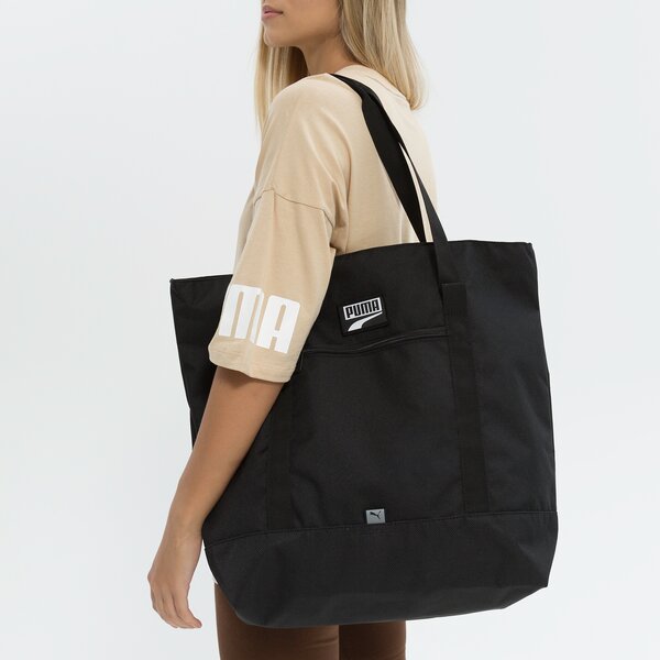 Torba sportowa damska PUMA TORBA DECK TOTE 78923 01 kolor czarny