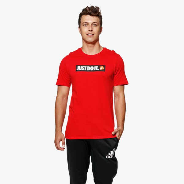 Koszulka męska NIKE T-SHIRT SS M NSW HBR 1 aa6412-657 kolor czerwony