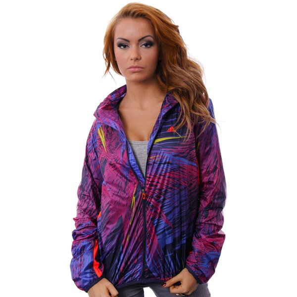 Kurtka przejściowa damska ADIDAS KURTKA ADIZERO WV. JKT w52849 kolor multicolor