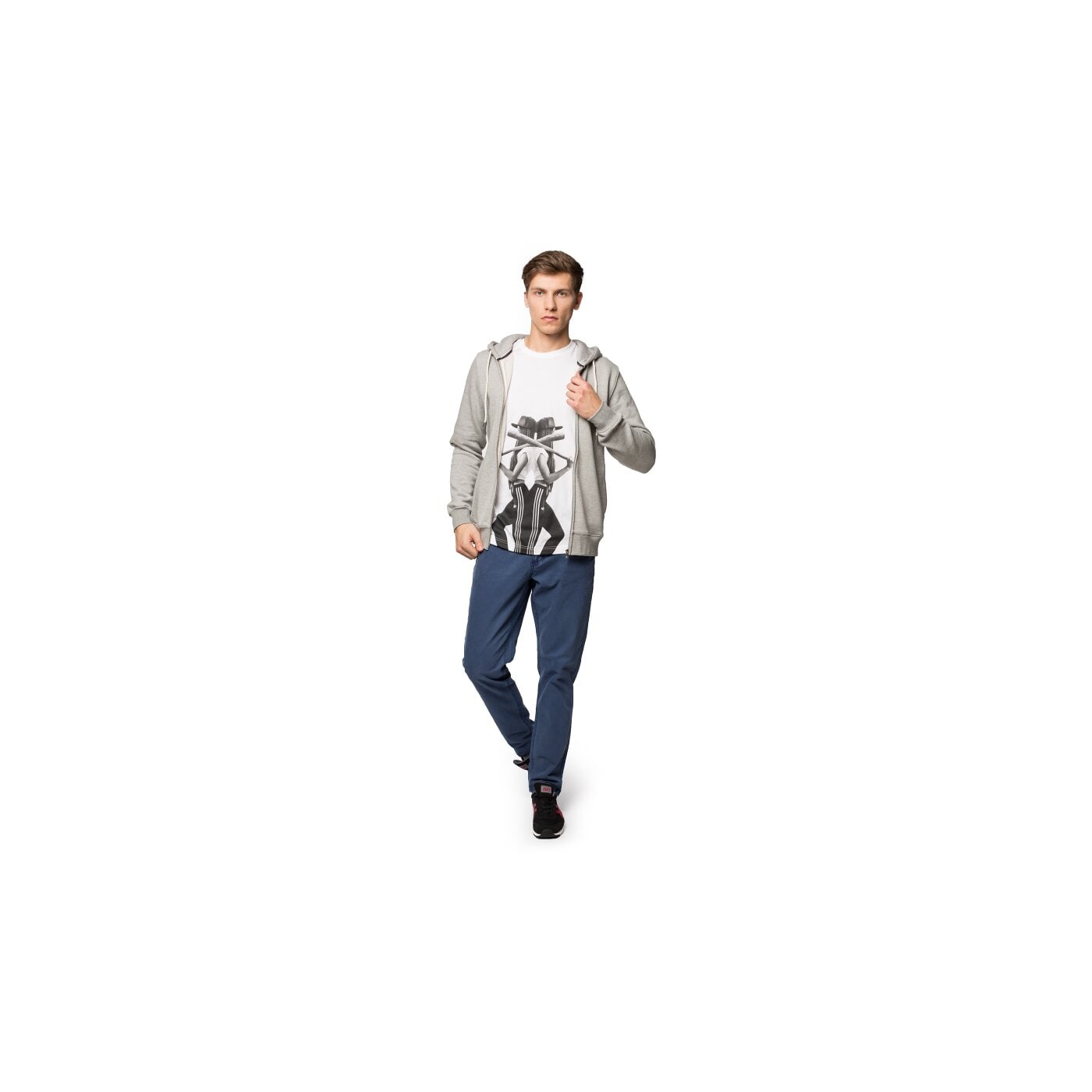 Bluza męska LOTTO BLUZA SETO lo35blm05001 kolor szary
