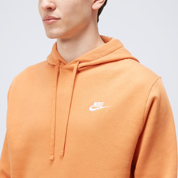 Bluza męska NIKE BLUZA Z KAPTUREM NIKE SPORTSWEAR CLUB FLEECE bv2654-808 kolor brązowy