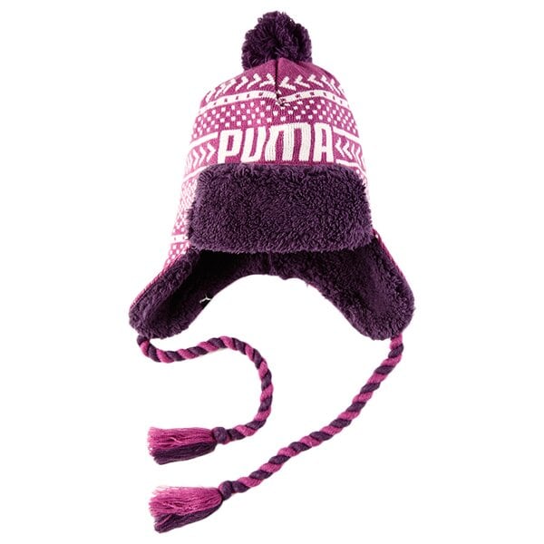 Czapka zimowa damska PUMA CZAPKA Z EARFLAP BEANIE 84341302 kolor różowy