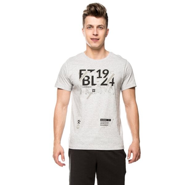 Koszulka męska UMBRO T-SHIRT DALL ul16tsmpr052 kolor szary