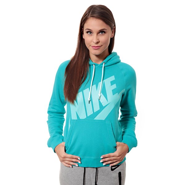 Bluza damska NIKE BLUZA RALLY HOODY-LOGO 545585388 kolor zielony