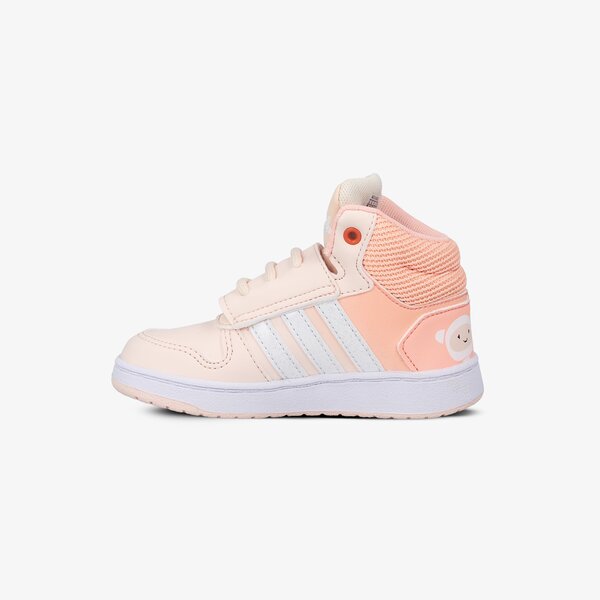 Buty dziecięce ADIDAS HOOPS MID 2.0 I fw4924 kolor różowy