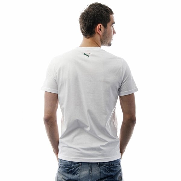 Koszulka męska PUMA T-SHIRT SS WANNA MAKE WITH U 74314803 kolor biały