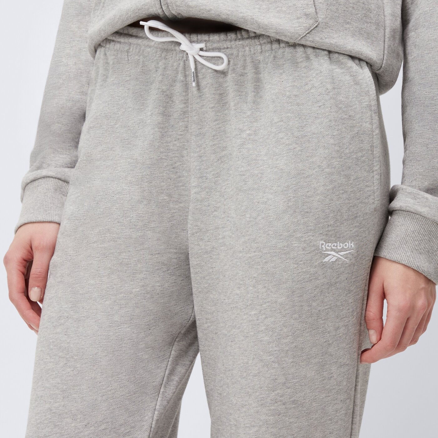 Spodnie dresowe damskie REEBOK SPODNIE RI FRENCH TERRY PANT 100071694 kolor szary