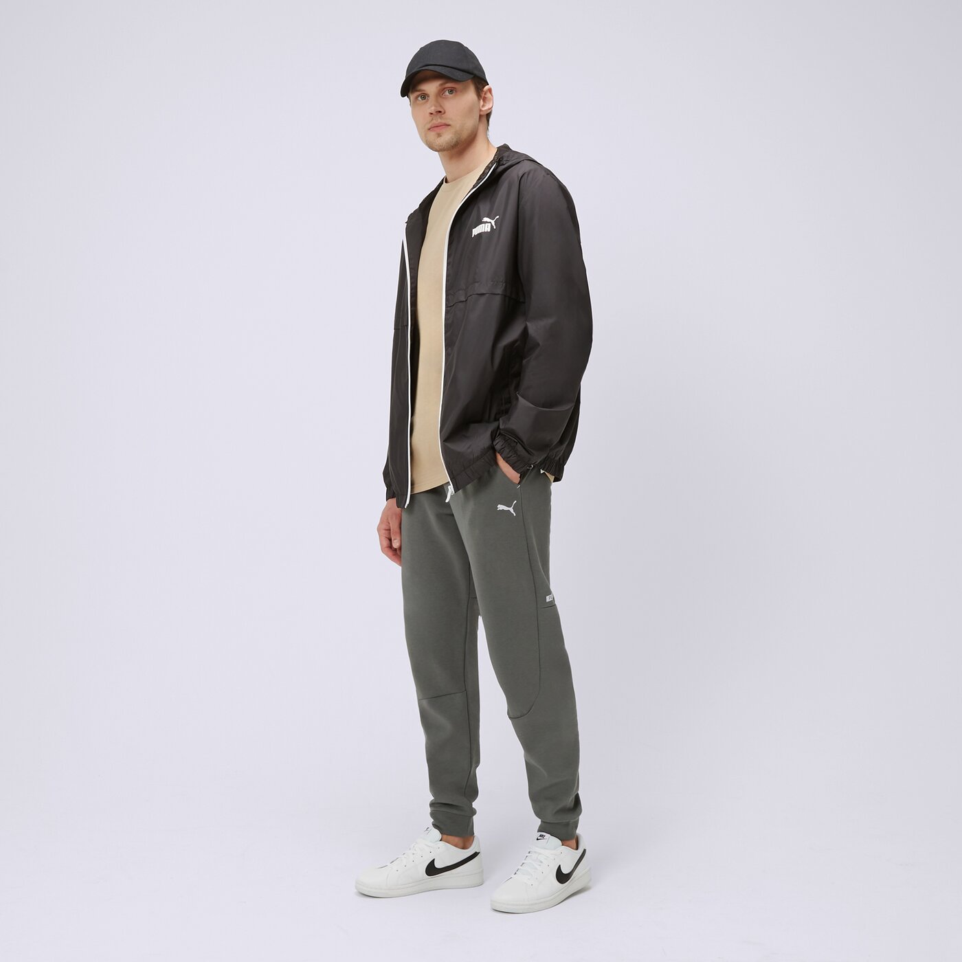 Spodnie dresowe męskie PUMA SPODNIE RAD/CAL SWEATPANTS DK CL 678917 80 kolor zielony