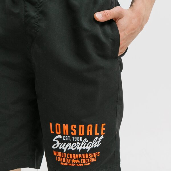Kąpielówki męskie LONSDALE SZORTY BIDEFORD 114798-1000 kolor czarny