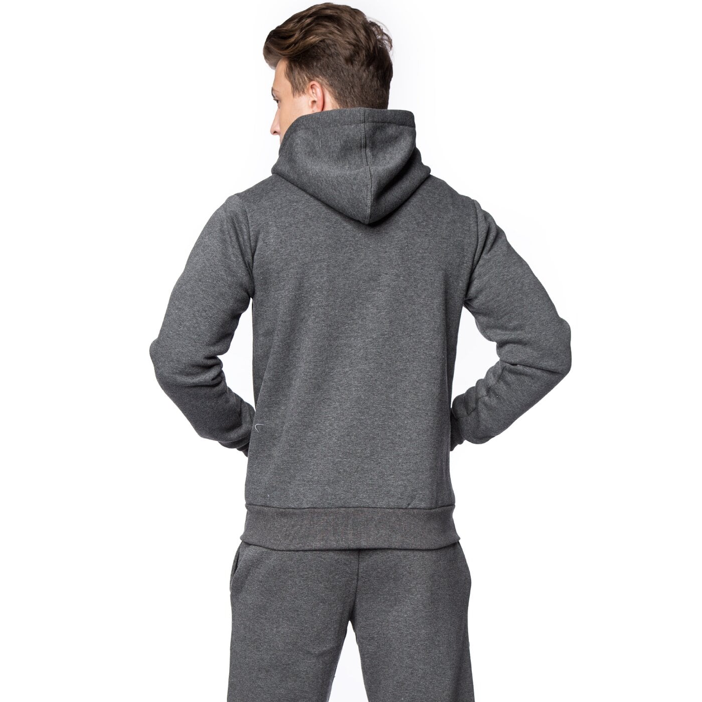 Bluza męska UMBRO BLUZA HOODED F/Z 64096unwc kolor szary