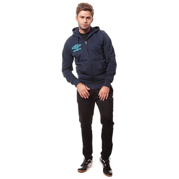 Bluza męska UMBRO BLUZA HOODED FULL ZIP JACKET 62586uy70 kolor granatowy