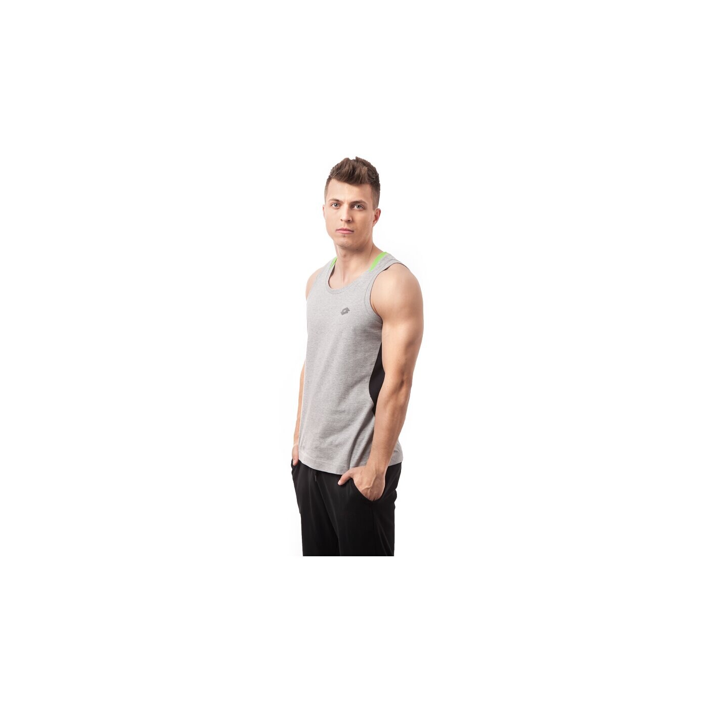 Tank top męski LOTTO TANK OWEX r3945 kolor szary