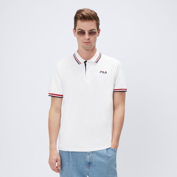 Koszulka polo męska FILA POLO PAZZO ss17spm041356 kolor biały