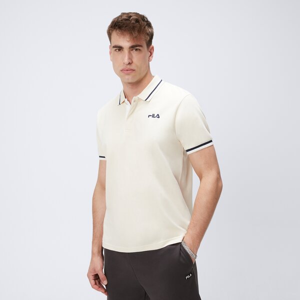 Koszulka polo męska FILA POLO PAZZO ss17spm041792 kolor beżowy